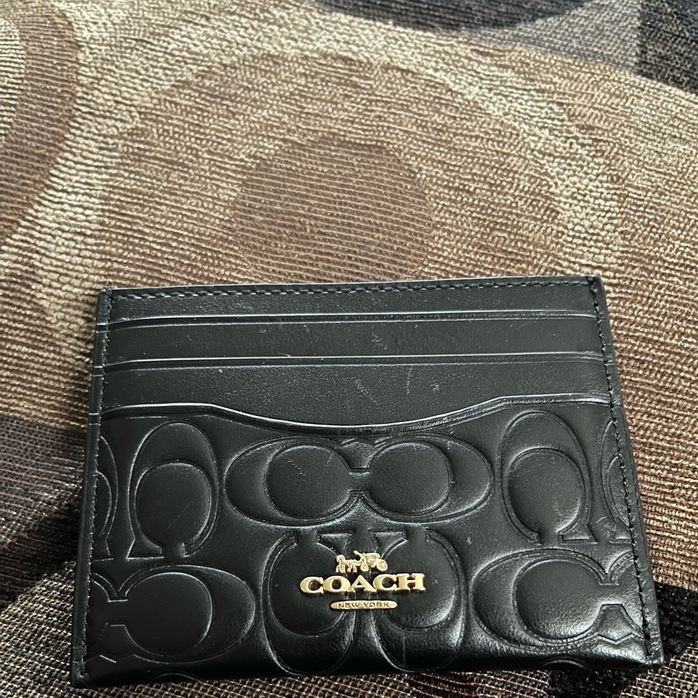 Coach card holder